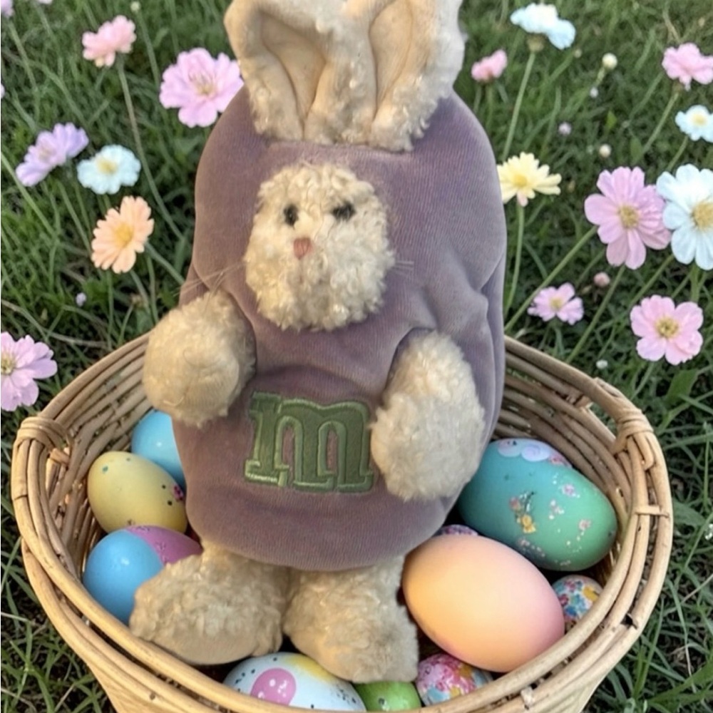 Boyd’s Bunny M&M Plush Bunny Toy with Purple Outfit